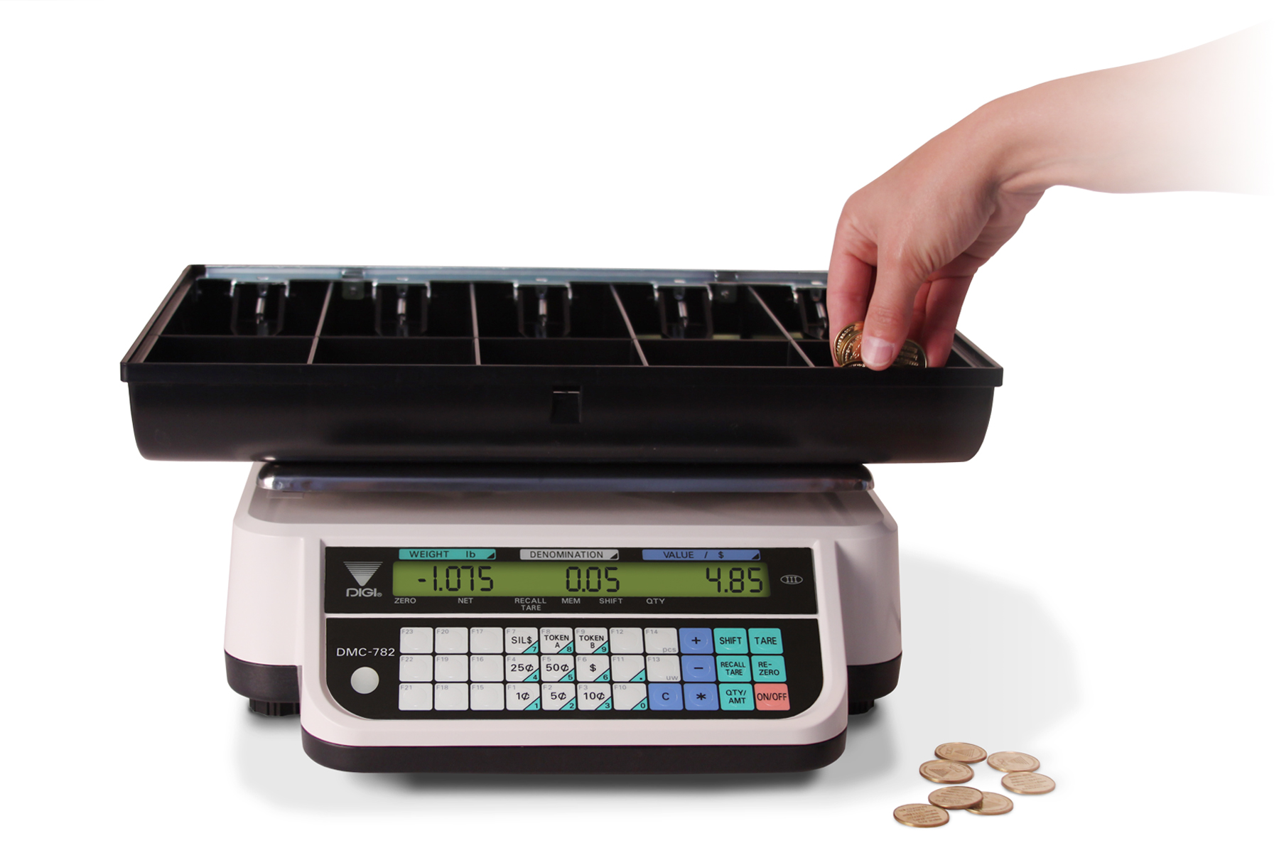 Digi DMC 782 Coin Counting Scale-image